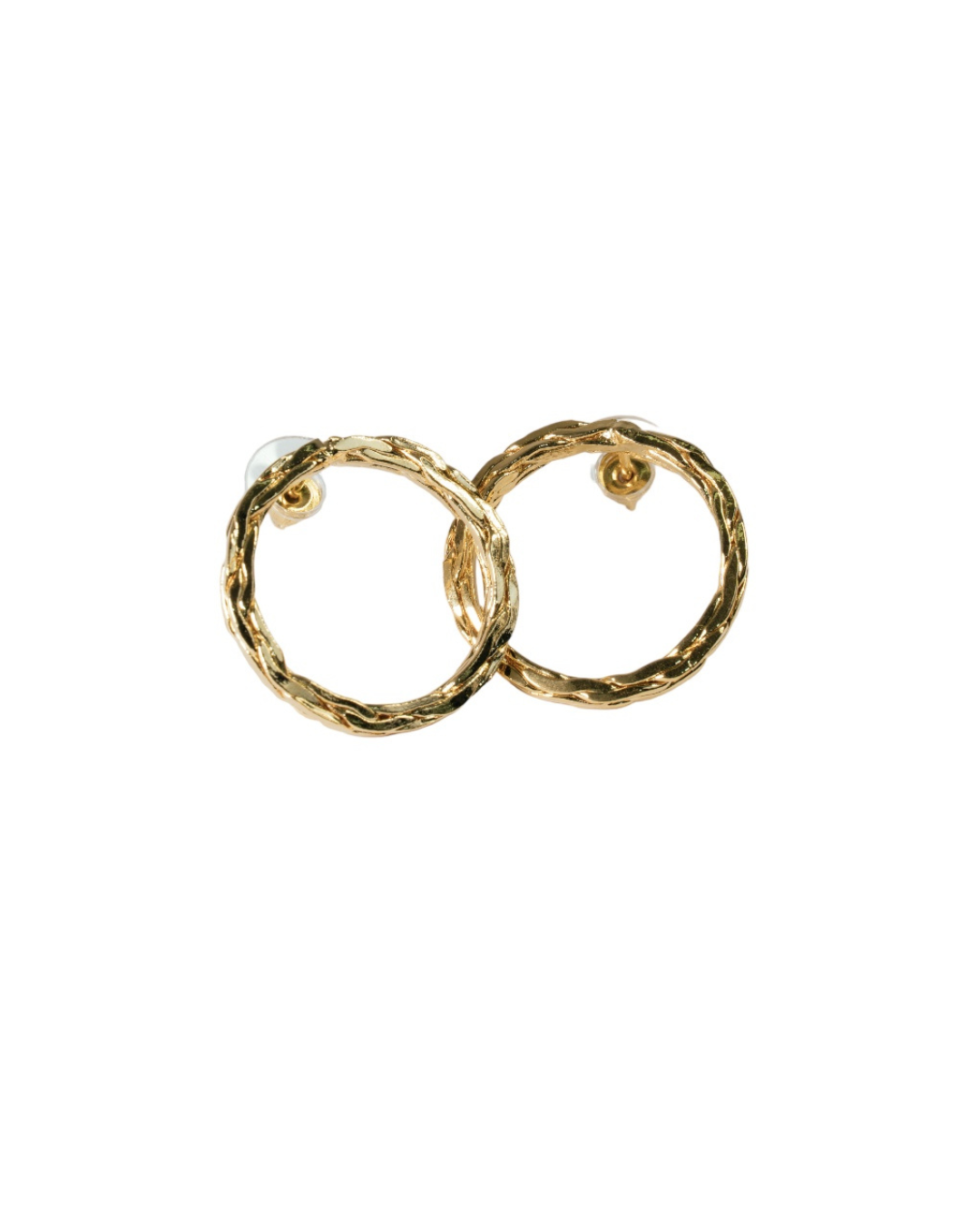 Aretes circulo silueta