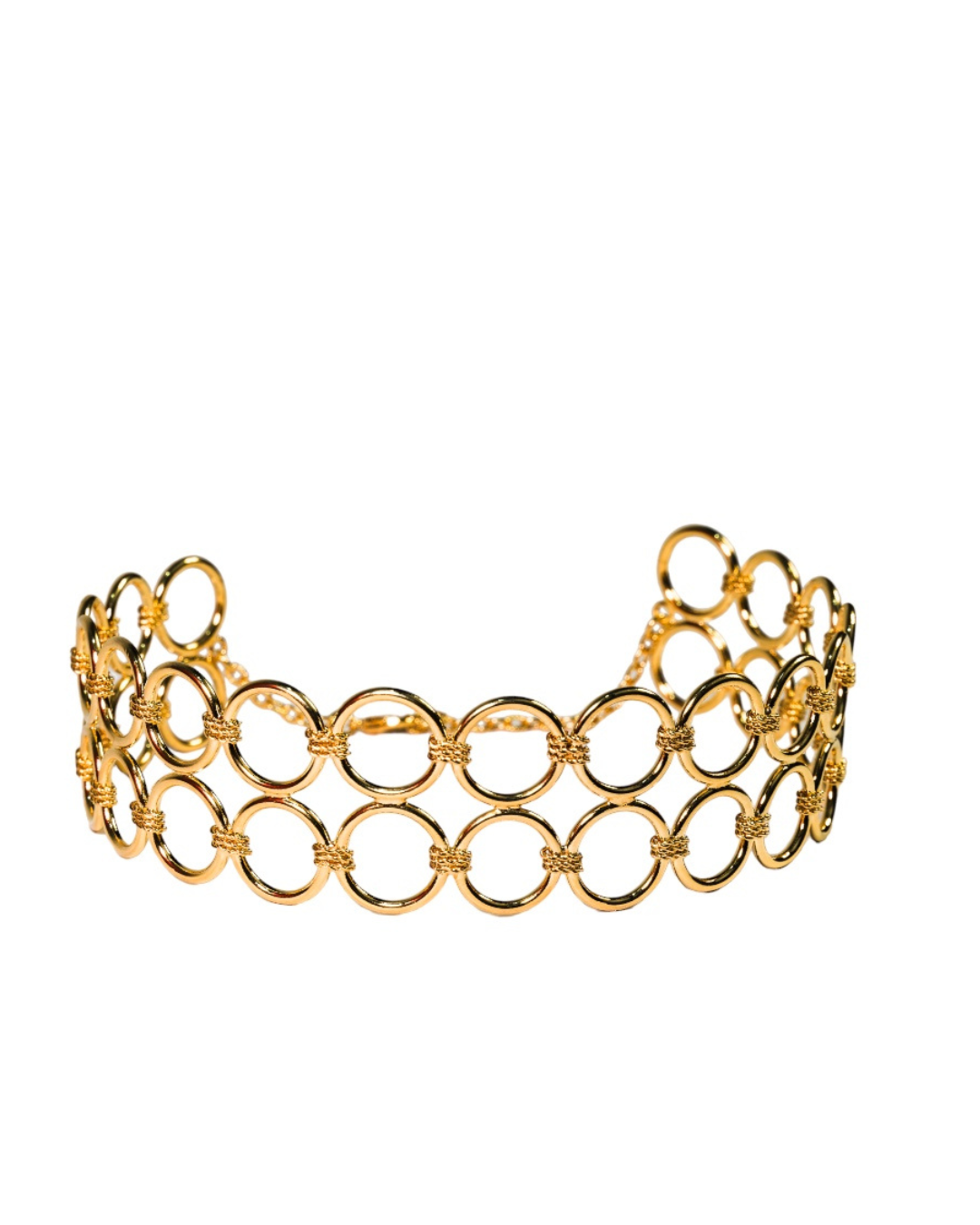 Choker doble silueta