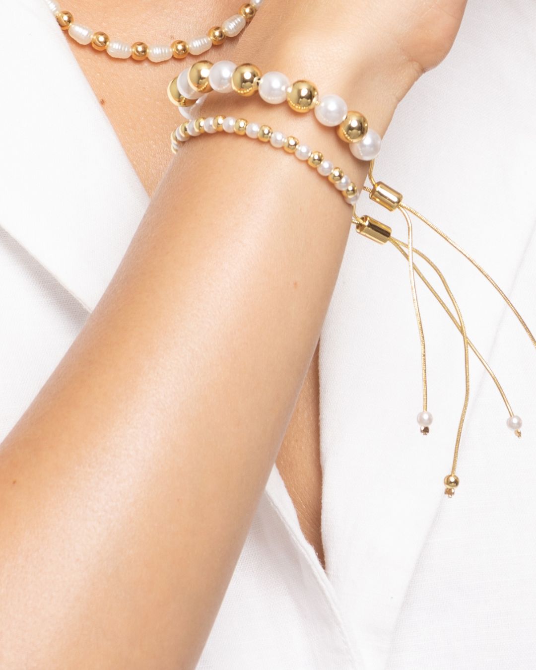 Pulseras Perlas