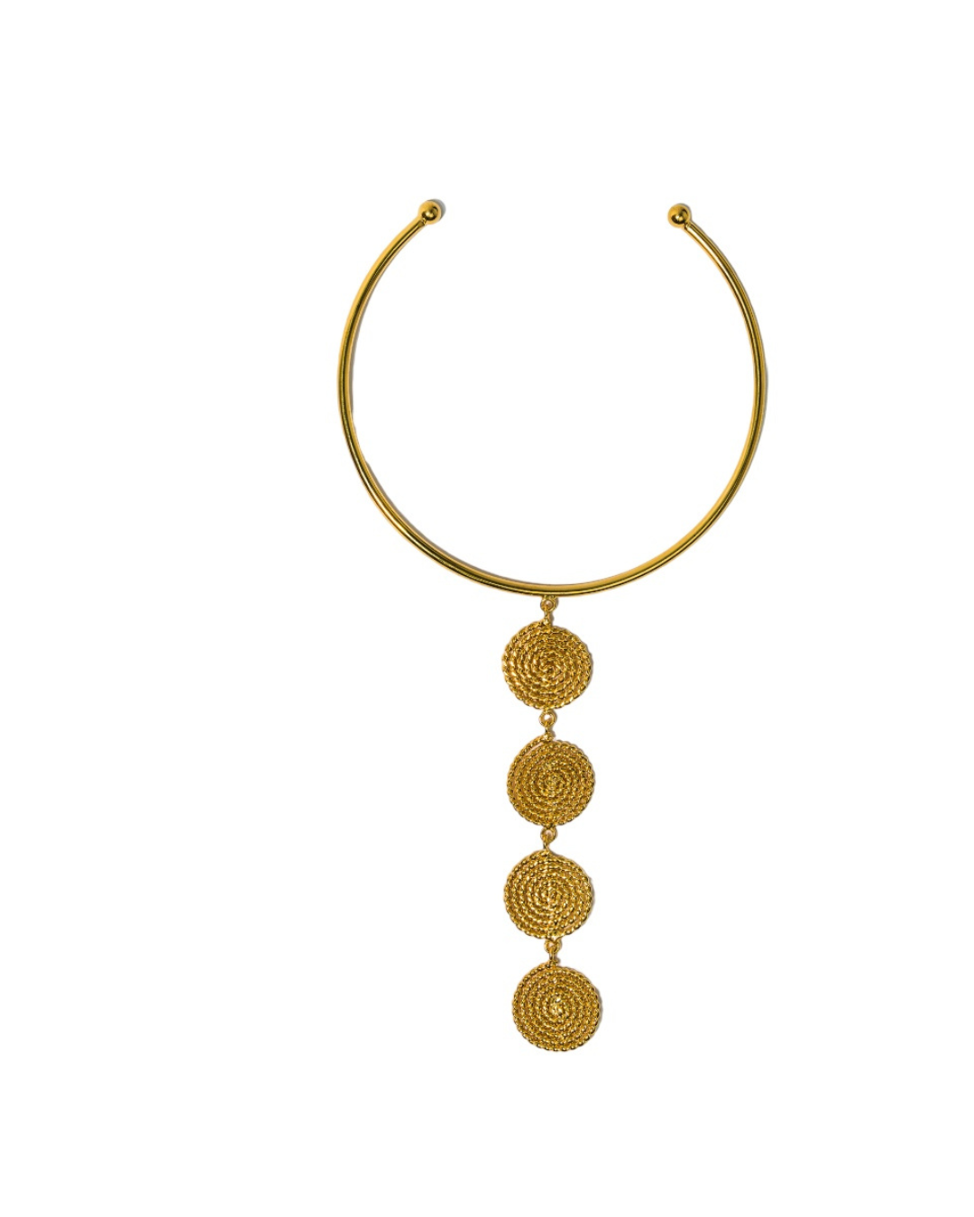 Choker remolino largo
