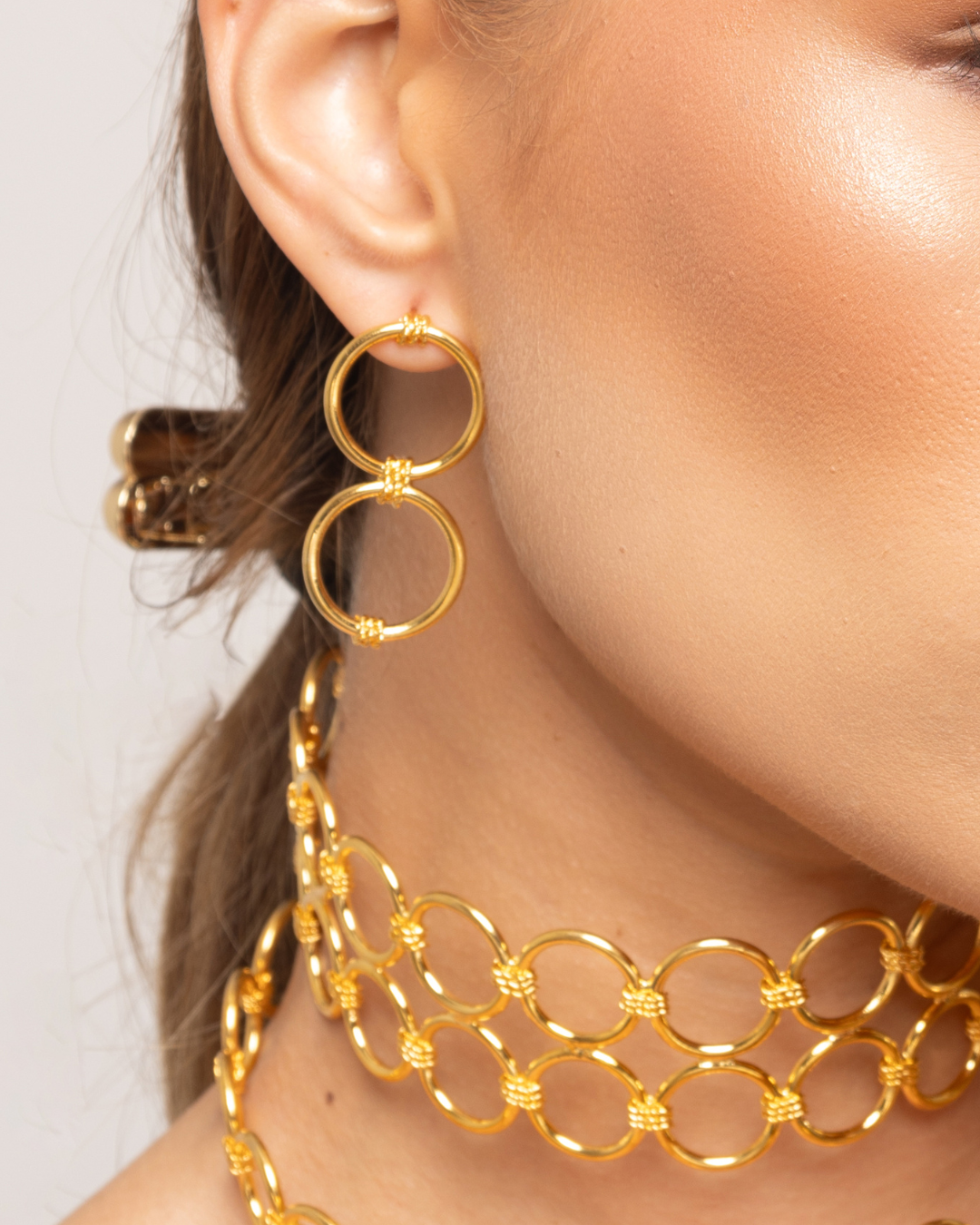 Aretes doble silueta
