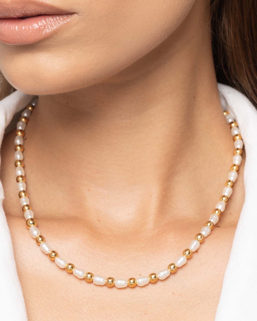 Choker perlas del rio