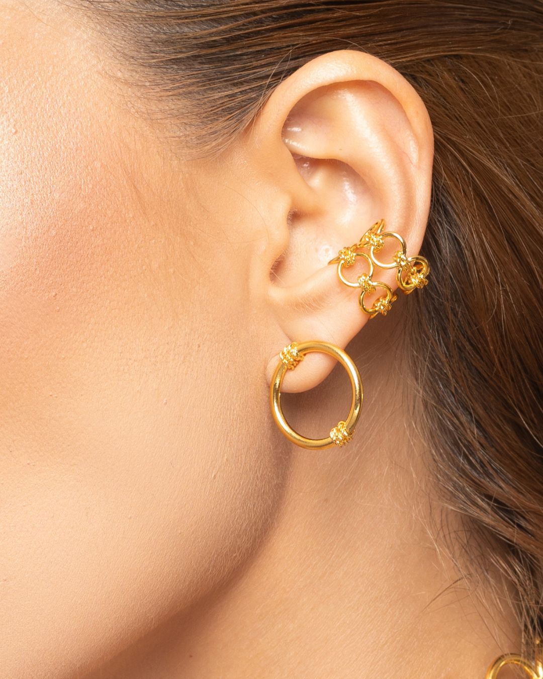 Set arete silueta + 1earcuff