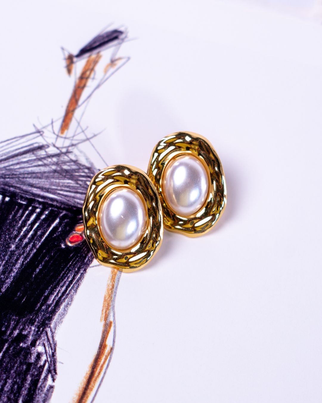 Aretes perla