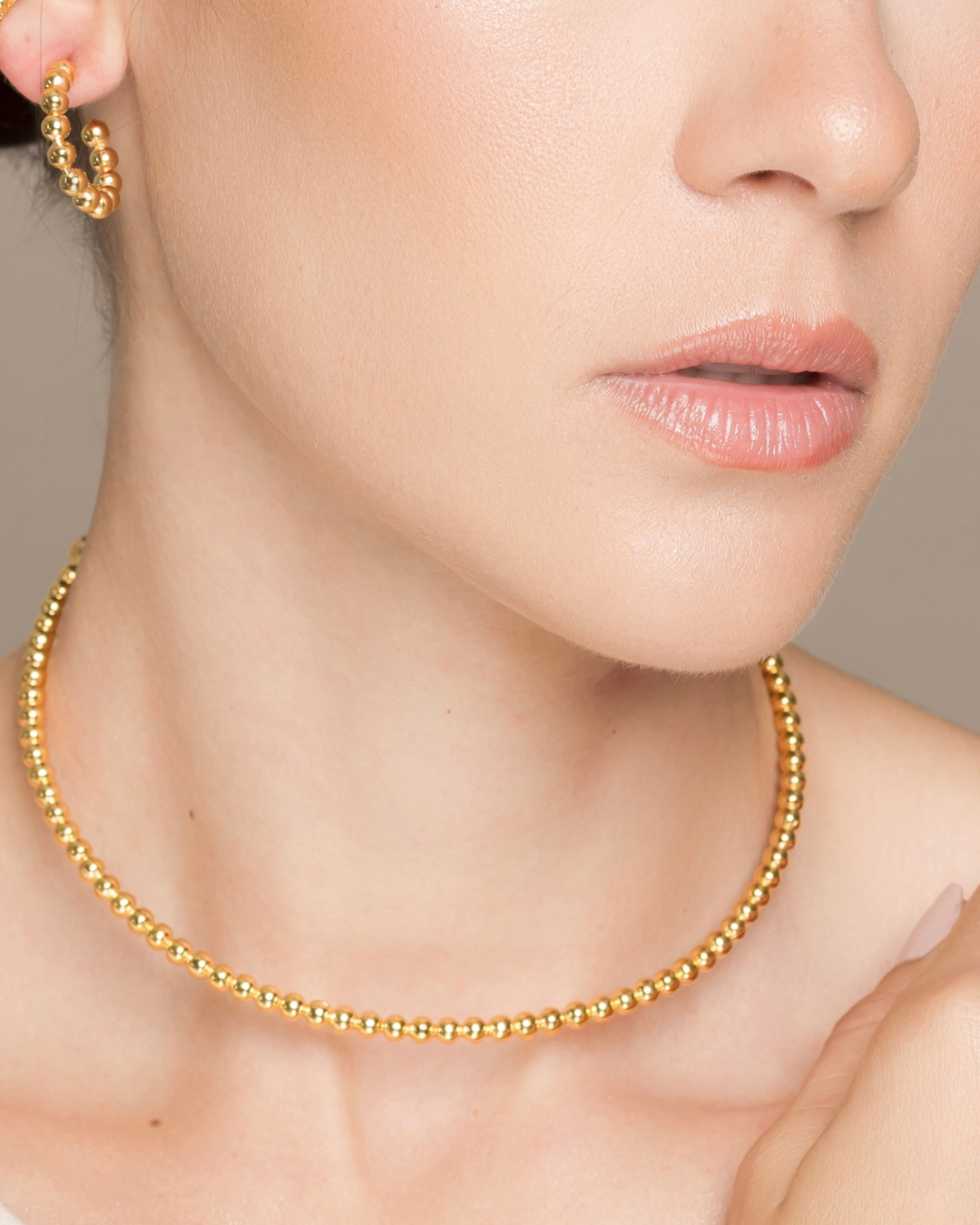 Choker balín sencillo