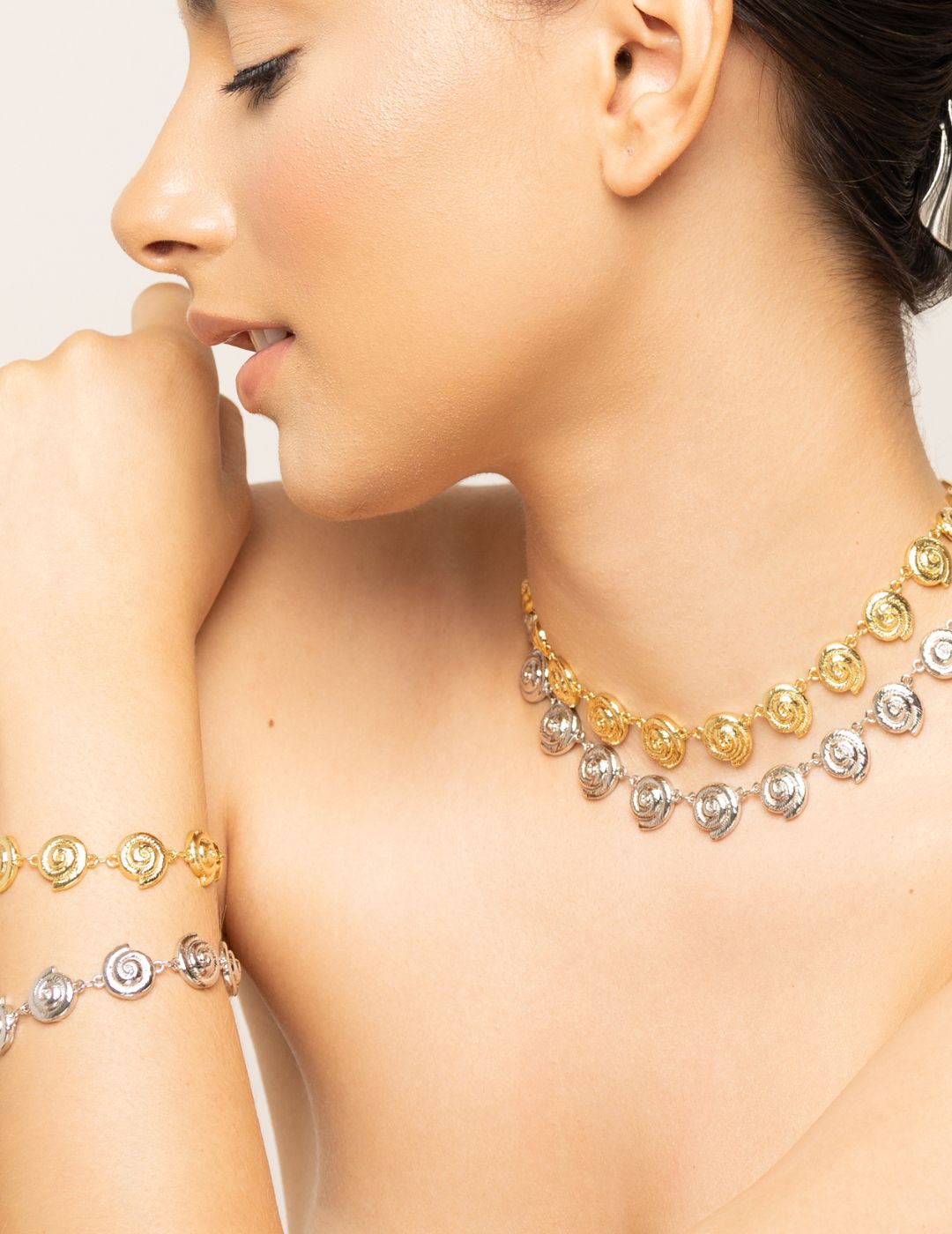 Set choker + pulsera