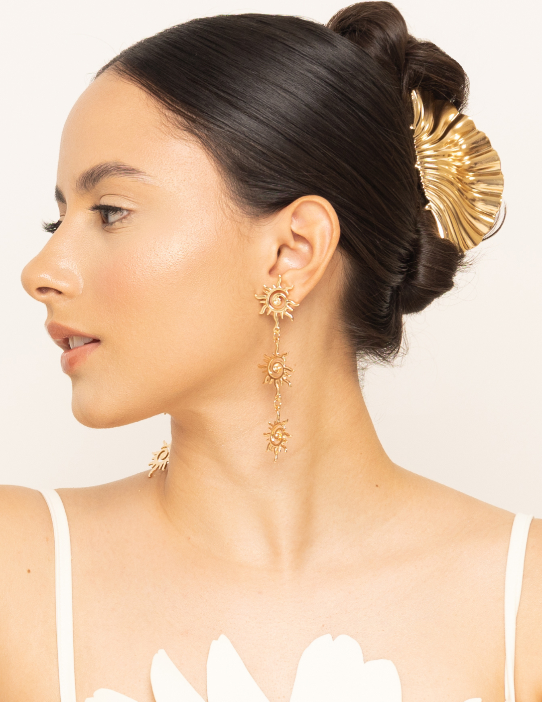 Aretes largos soles