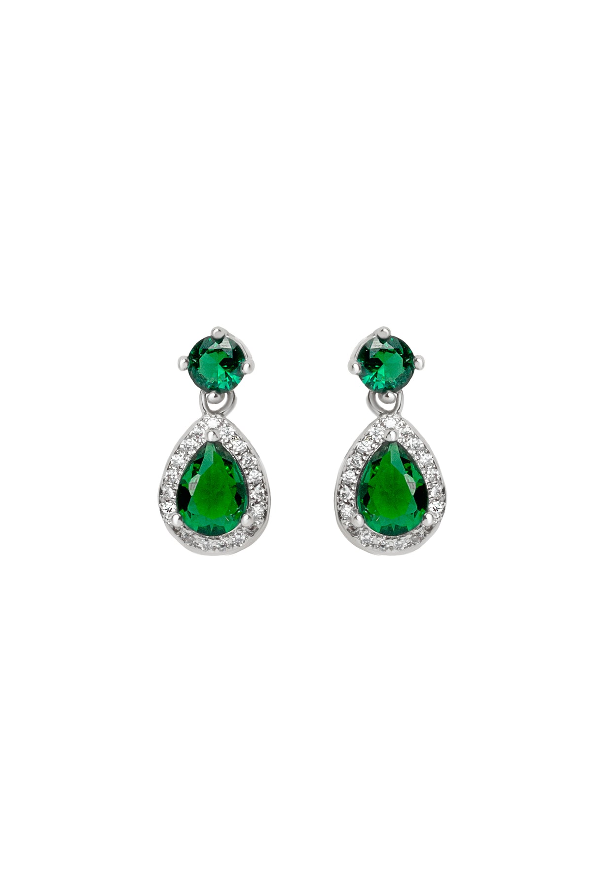 aretes palai esmeralda