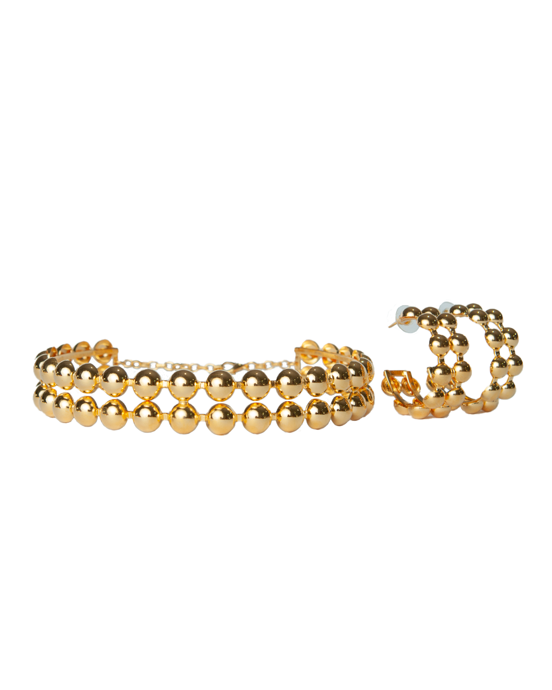 SET CHOKER DOBLE + CANDONGAS